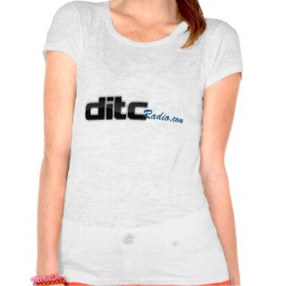Ladies "DITCRadio" Burnout Fitted Tee