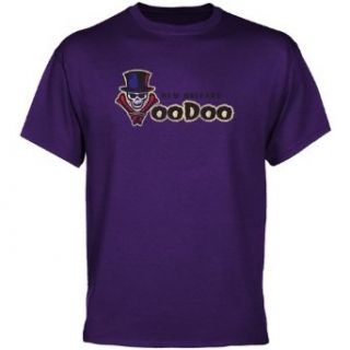 AFL New Orleans Voodoo Purple Distressed Logo Vintage T shirt (XXX Large) : Sports Fan T Shirts : Clothing