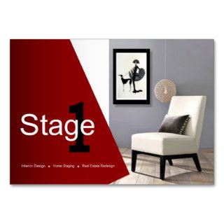 TBA Stage 1: Home Staging Interior Design Business Card Templates