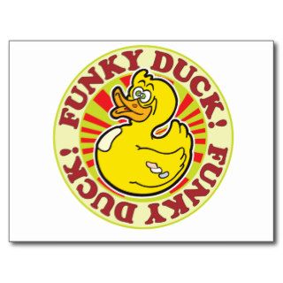 Funky Duck Post Card