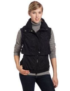 Roxy Juniors Next Day Vest, Black, X Small at  Womens Clothing store