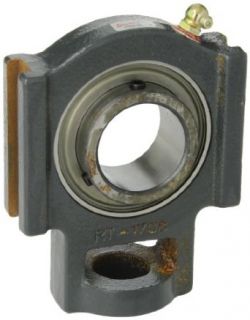 Browning VTWS 128 Ball Bearing Take Up Unit, Setscrew Lock, Non Expansion, Regreasable, Contact and Flinger Seal, Cast Iron, Inch, 1 3/4" Bore, 11/16" Slot Width, 4" Frame Width: Take Up Block Bearings: Industrial & Scientific