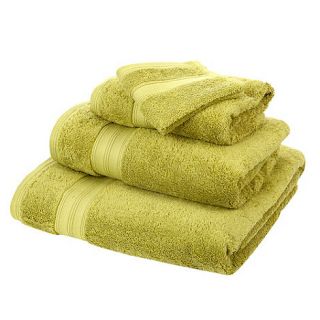Light green Egyptian cotton towels