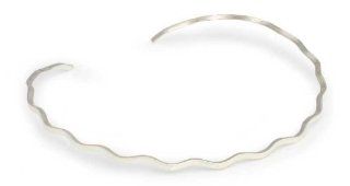 Sterling silver choker, 'Sound Wave'   Hand Made Sterling Silver Collar Necklace: Jewelry
