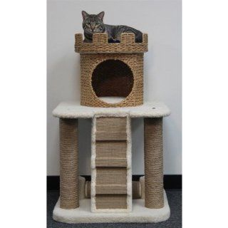 PetPal 3 Level Recycled Paper Made Cat Furniture, 24 Inch by 24 Inch by 39 Inch : Cat Trees : Pet Supplies