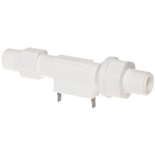 Gems Sensors FS 150 Series Polypropylene Flow Switch with Low Pressure Drop, Inline, Piston Type, Normally Closed, 5 gpm Flow Setting, 1/2" NPT Male: Industrial Flow Switches: Industrial & Scientific