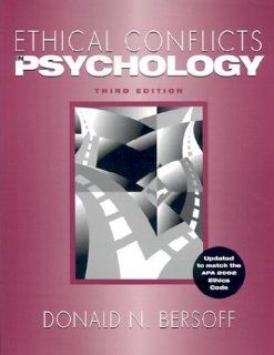 Ethical Conflicts in Psychology: 9781591470502: Social Science Books @