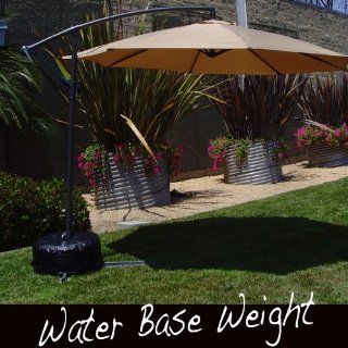 Offset Umbrella Base Stand Weight   Works Also for Market Umbrella (WHITE) : Patio Umbrella Bases : Patio, Lawn & Garden