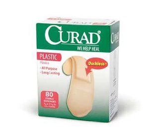 CURAD™ Adhesive Waterproof Bandages Fingertip / Knuckle Assorted, Case of 24: Health & Personal Care