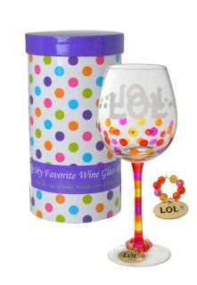 My Favorite LOL Wine Glass, Gift boxed : Everything Else