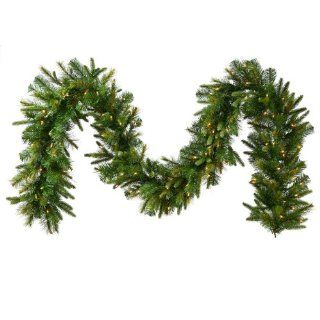 6' x 14" Battery Operated Pre Lit Mixed Cashmere Pine Christmas Garland   Clear LED Lights   Artificial Christmas Garlands