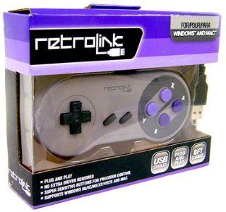 Nintendo Retrolink USB Super SNES Classic Controller: Video Games