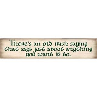 Old Irish Saying Decorative Sign   Decorative Plaques