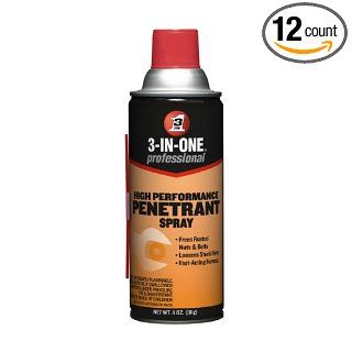 3 IN ONE 10140 Professional High Performance Penetrant Spray, 11 oz. (Pack of 12): Industrial Lubricants: Industrial & Scientific