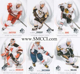 2009 / 2010 Upper Deck SP Authentic Hockey Series 100 Card Complete Mint Basic Hand Collated Set Including Sidney Crosby, Evgeni Malkin, Alexander Ovechkin and Many Others! at 's Sports Collectibles Store
