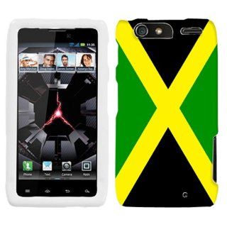 Motorola Droid Razr MAXX Jamaican Flag Hard Case Phone Cover: Cell Phones & Accessories