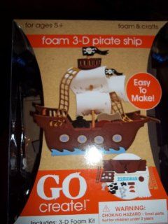 Go Create! Foam 3 D Pirate Ship Kit