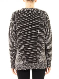 Monochrome angora wool sweater  Stella McCartney  MATCHESFAS