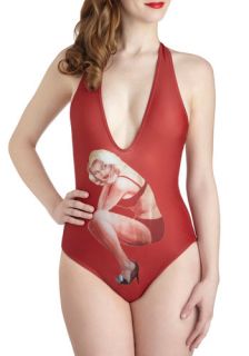 Sun, Sand, and Glam One Piece  Mod Retro Vintage Bathing Suits