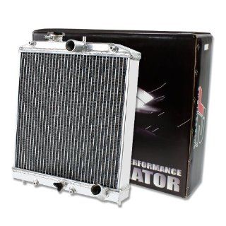 DPT, DPT J2 023, J2 Engineering Overall Size 14.5" x 16.75" x 2.75" Three Row Core 60mm Full Aluminum Racing Radiator Manual Transmission Only: Automotive
