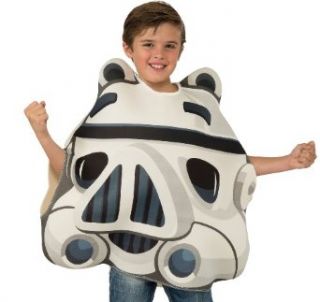 Angry Birds Star Wars Stormtrooper Child's Costume Tunic, One Size: Clothing