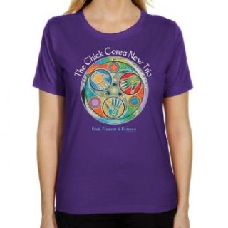 Music Legends by Concord Ladies Past, Present & Futures Classic Fit T Shirt   Purple (XX Large) at  Womens Clothing store: Fashion T Shirts