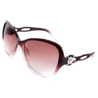 Outside Traveling Round Shaped Colored Lenses Plastic Arms Sunglasses for Lady : Sports Fan Sunglasses : Sports & Outdoors