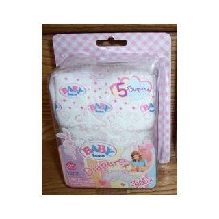 Baby Born Diapers 5 Per Pack: Toys & Games