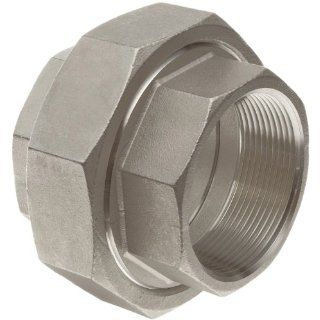 Stainless Steel 316 Cast Pipe Fitting, Union, Class 150, 2" NPT Female: Industrial Pipe Fittings: Industrial & Scientific