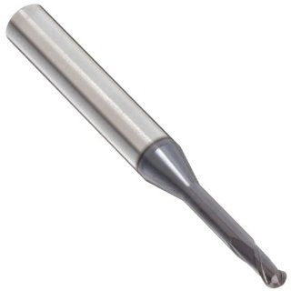 YG 1 EM967 Carbide Micro Ball Nose End Mill, Coolant Through, TIALN Multilayer Finish, 30 Deg Helix, 2 Flutes, 2" Overall Length, 0.046875" Cutting Diameter, 0.125" Shank Diameter: Industrial & Scientific