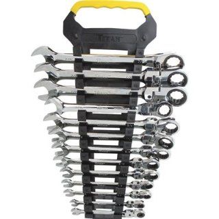 Please see replacement item# 32277. Titan Flex Ratcheting Wrenches   13 Pc. SAE Set, Model# 17366   Combination Wrenches  