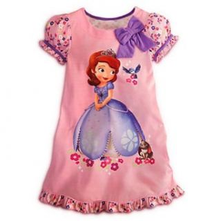 Disney Junior Princess Sofia The First Nightshirt Nightgown Pajama 2 3 4 5 6 7 8 10: Clothing