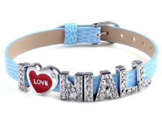 MBOX One direction I love niall blue band bracelet Wristband wrist band: Jewelry