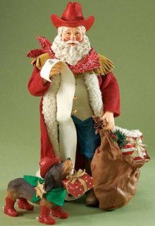 Clothtique Possible Dreams *Deputy Dog* Santa Cowboy w/Dog : Other Products : Everything Else
