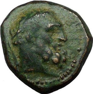 Ancient Greek city of Larissa in Syria 1st CentBC Authentic Coin Hercules i34364 : Everything Else