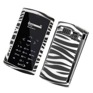 Black/ White Zebra 2D Texture Hard Protector Case Cover For Sanyo Incognito SCP 6760: Cell Phones & Accessories
