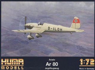 Huma Modell Arado Ar 80 Jugdflugzeug: Toys & Games