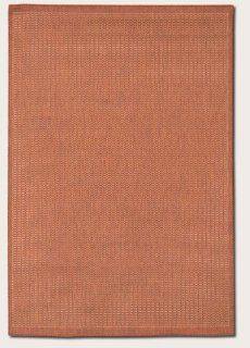 2'0" x 3'7" Couristan Recife   Indoor Outdoor rugs Saddle Stitch   1001 4000   Terra Cotta Natural R   Area Rugs
