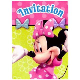 Minnie Mouse Party Invitations [8 Per Pack]: Toys & Games
