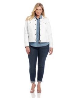 Lucky Brand Women's Plus Size Adelaide Denim Jacket at  Womens Clothing store: