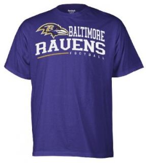 NFL Men's Baltimore Ravens Arched Horizon Tee Shirt (Deep Obsidian, X Large) : Sports Fan T Shirts : Clothing