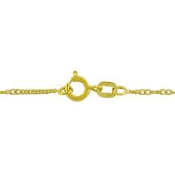 Fremada 14k Yellow Gold 18 inch Alternate Curb Chain Necklace Fremada Gold Necklaces