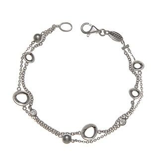 Fossil Jewelry Women's Sterling Silver Bracelet Fossil Fashion Bracelets