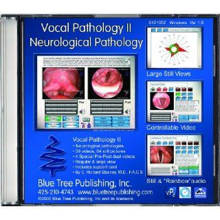 Vocal Pathology 2 Windows, Interactive Software Provides Examples of 10 Types of Neurological Vocal Pathologies, with 39 Videos and 64 Still Pictures, Cd for Windows System, SLP