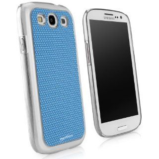 BoxWave GeckoGrip Galaxy S3 Case ***Improved Design***   Ultra Low Profile, Slim Fit Snap Shell Cover with Rubberized Pebble Texture Back Cover (Blue): Cell Phones & Accessories