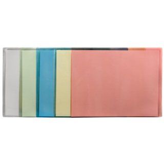 Advantus Kleer Kolor Vinyl File Folders, Letter Size, Assorted Colors, 5/Pack (ANG22B ST 5) 
