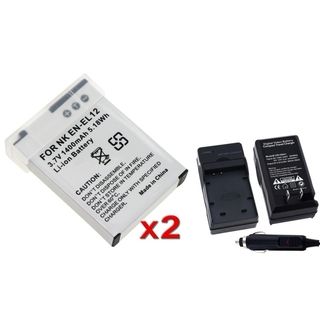 BasAcc Battery/ Chargers for Nikon EN EL12/ S620/ S630/ DC S8100 BasAcc Camera Batteries & Chargers