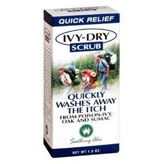 Ivy dry Quick relief scrub with aloe, quickly washes away the itch   1 oz: Health & Personal Care