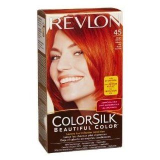 Revlon Colorsilk Haircolor, Bright Auburn #45 (Pack of 2) : Chemical Hair Dyes : Beauty