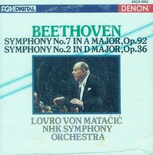 Beethoven Symphony 7 & 2 ; Lovro von Matacic NHK Orchestra: Music